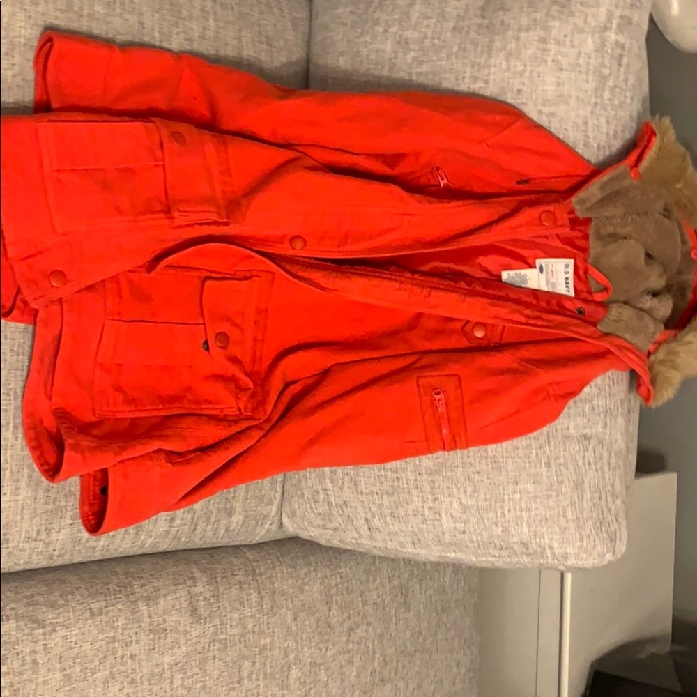 orange coat
